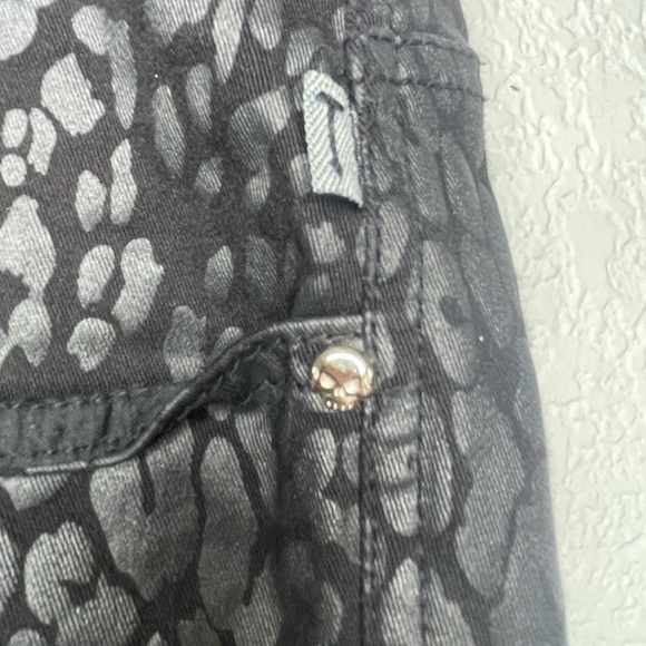 TRIPP NYC jeans T-back goth punk sz 5 waist 30 skull rivet detail - Picture 3 of 11